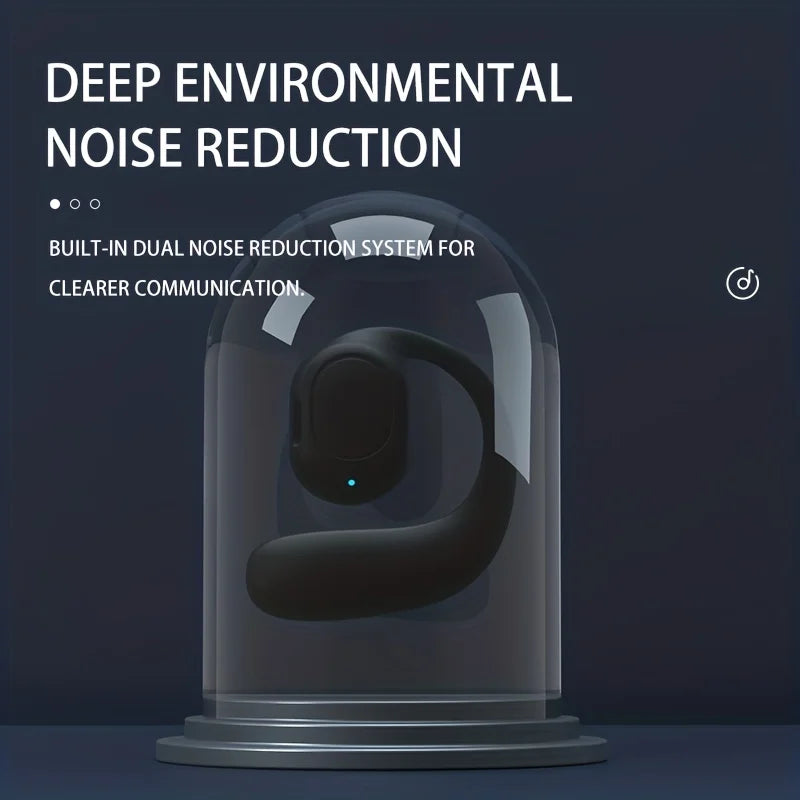 Wireless Headphones Bluetooth Headset with Microphone Bone Conduction Handsfree Noise Canceling Earphones for Driving Audifonos