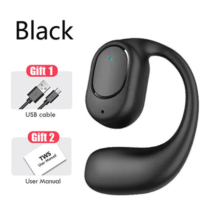 Wireless Headphones Bluetooth Headset with Microphone Bone Conduction Handsfree Noise Canceling Earphones for Driving Audifonos