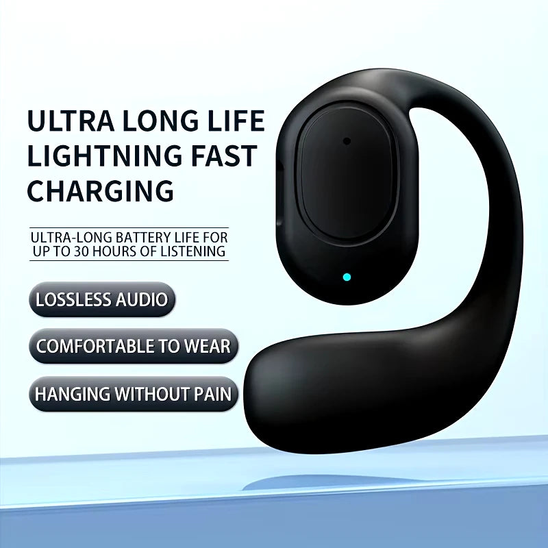 Wireless Headphones Bluetooth Headset with Microphone Bone Conduction Handsfree Noise Canceling Earphones for Driving Audifonos