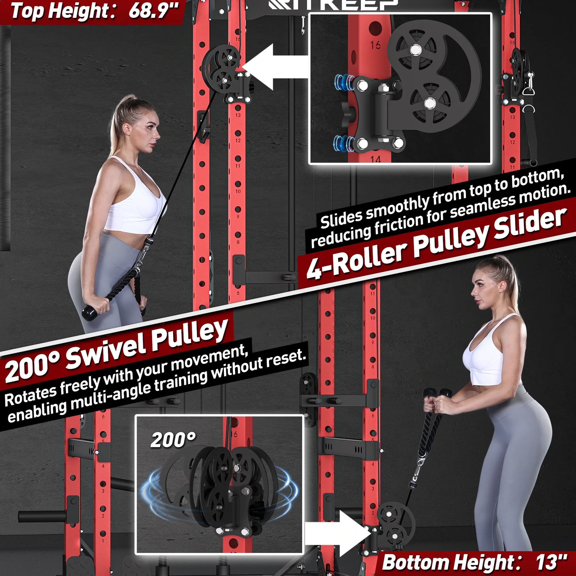 Destroyer M10 ALL-IN-ONE Power Rack Fitness Equipment Package