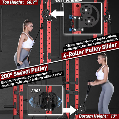 Destroyer M10 ALL-IN-ONE Power Rack Fitness Equipment Package