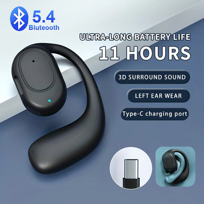 Wireless Headphones Bluetooth Headset with Microphone Bone Conduction Handsfree Noise Canceling Earphones for Driving Audifonos