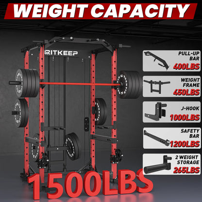 Destroyer M10 ALL-IN-ONE Power Rack Fitness Equipment Package