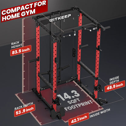 Destroyer M10 ALL-IN-ONE Power Rack Fitness Equipment Package