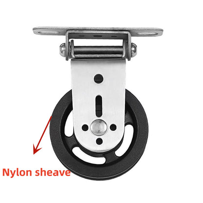 Gym Weight Cable Pulley Fitness Equipment Sheave Gym Machine Hanging Replacement Dual Bearing Load Lift Accessory Wheel