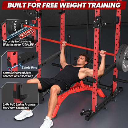 Destroyer M10 ALL-IN-ONE Power Rack Fitness Equipment Package