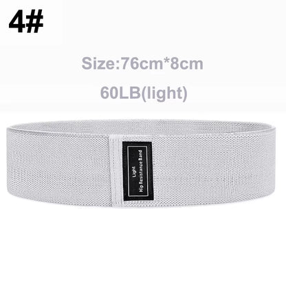 Pull Strap Set Fabric Booty Bands Hip Circle Elastic Fitness Expander for Home Workouts Glute Legs Strength Training
