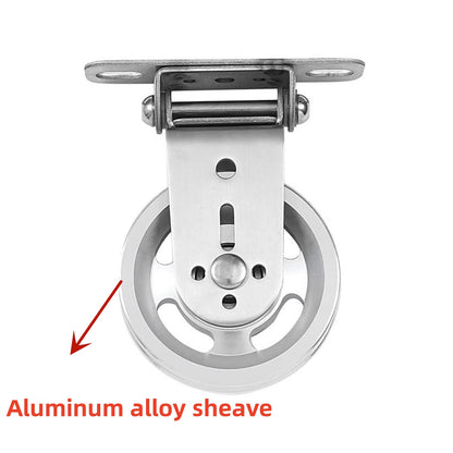 Gym Weight Cable Pulley Fitness Equipment Sheave Gym Machine Hanging Replacement Dual Bearing Load Lift Accessory Wheel